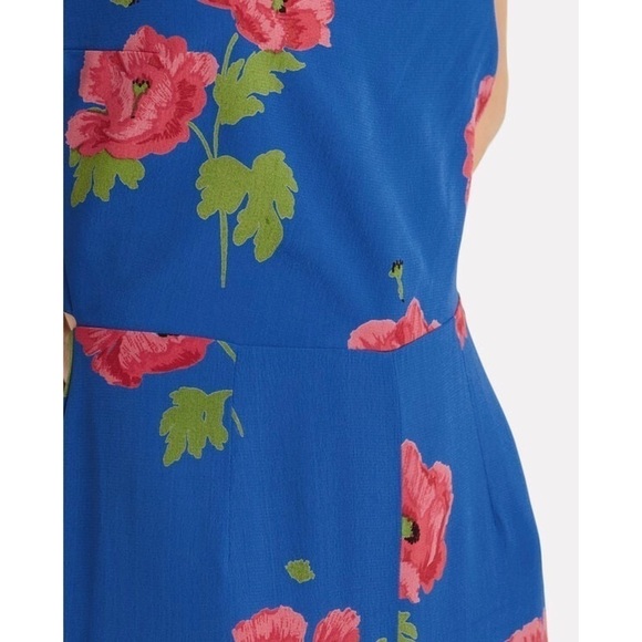 FLYNN SKYE Floral 90s Square Neck Sleeveless Open Tie Back Ankle Crop Jumpsuit S - Picture 12 of 13